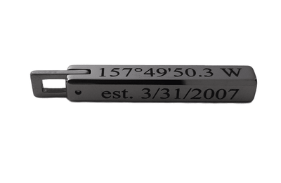 Tungsten Bar Pendant Necklace