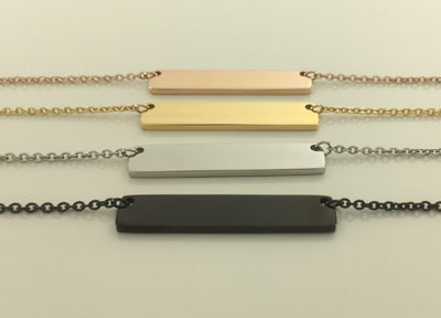 Custom Outdoor Bar Pendant Necklace