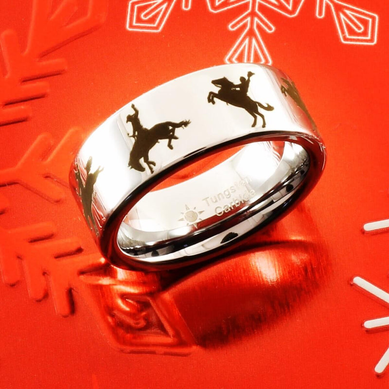Tungsten Rodeo Horse Ring - My Shinies