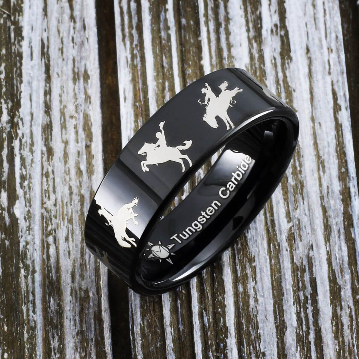 Tungsten Rodeo Horse Ring