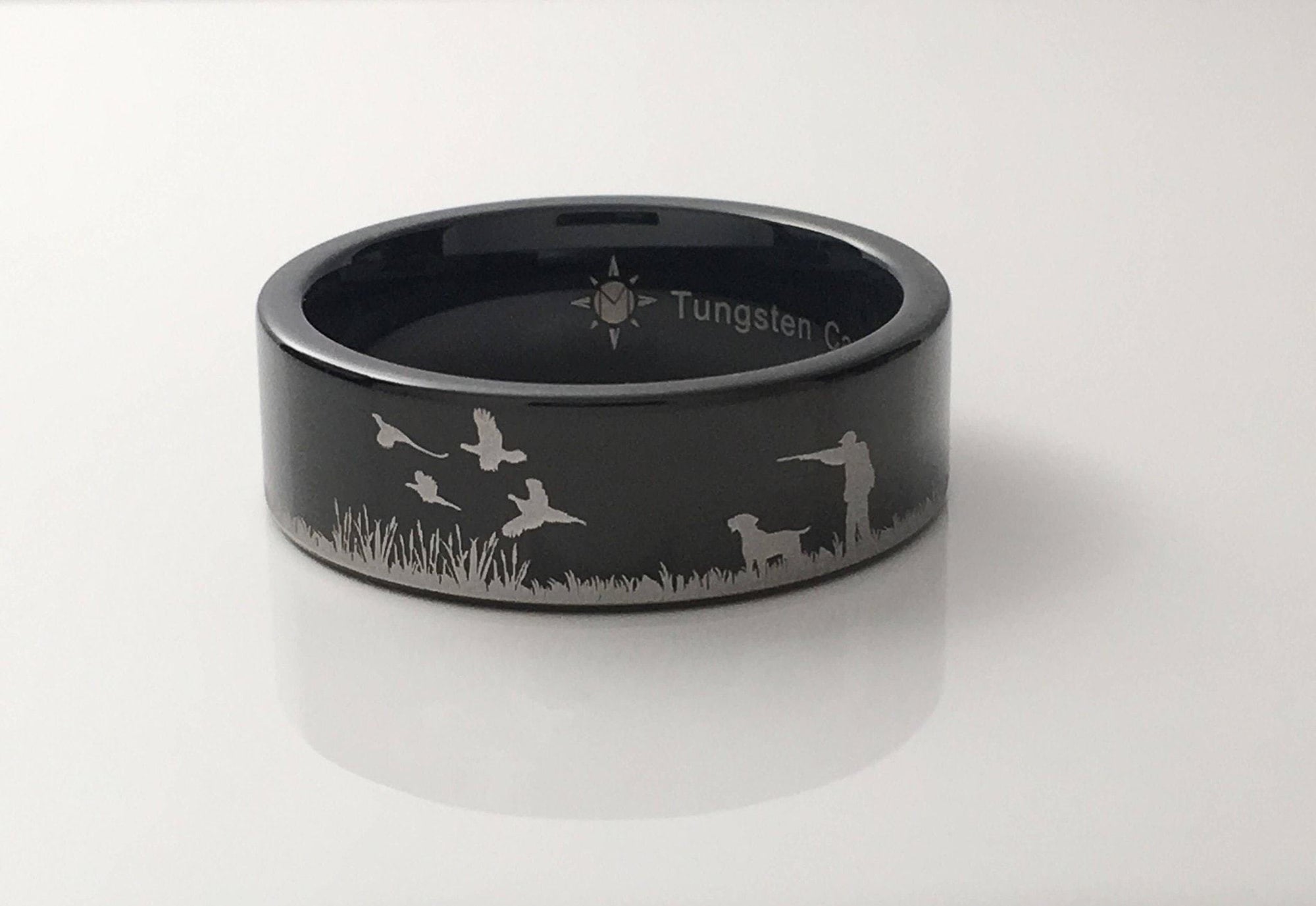 Pheasant Hunting Scene Ring