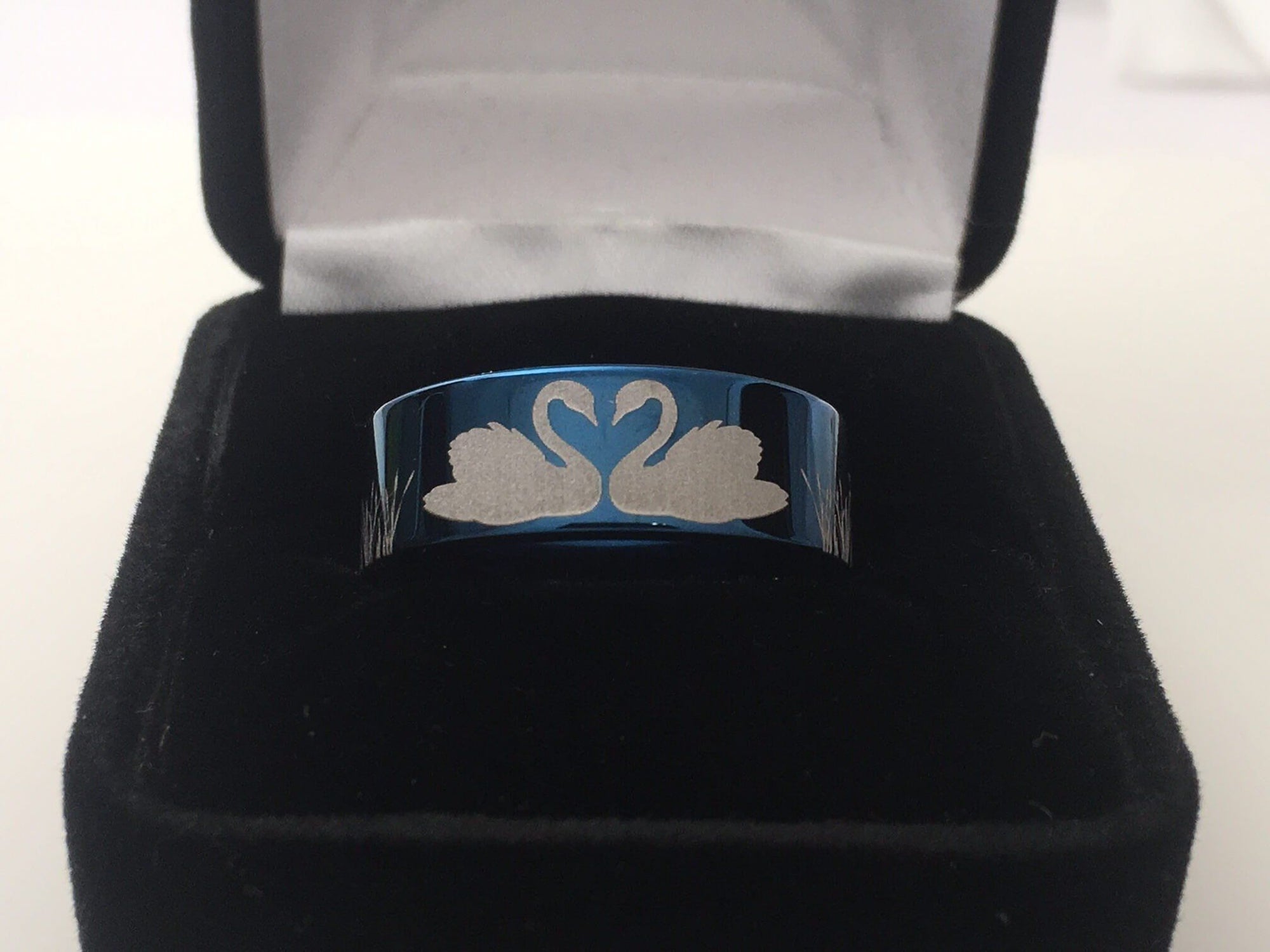 Tungsten Carbide Swan Ring