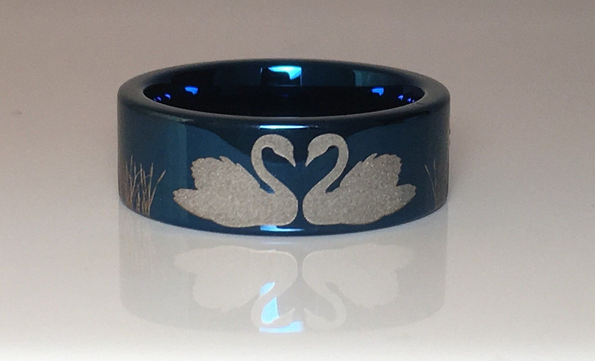 Tungsten Carbide Swan Ring