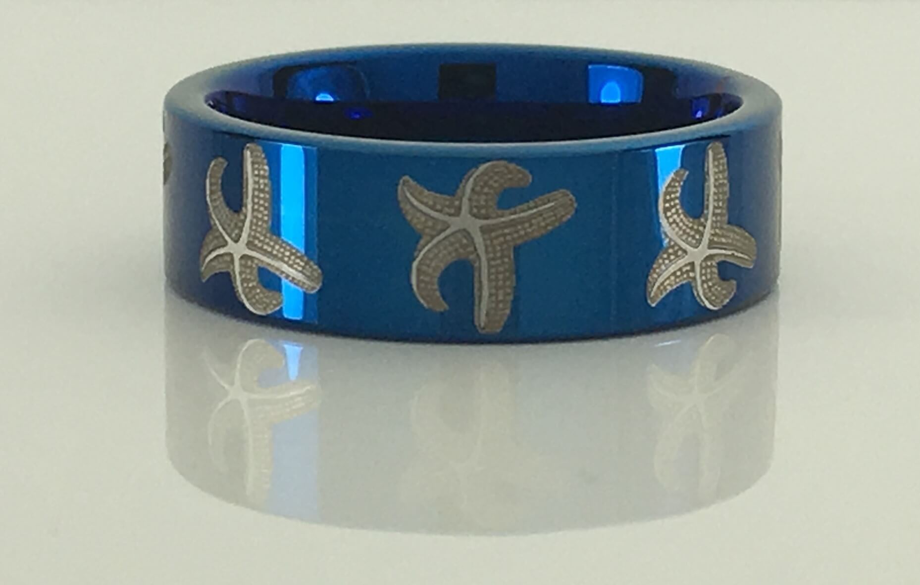 Tungsten Starfish Ring