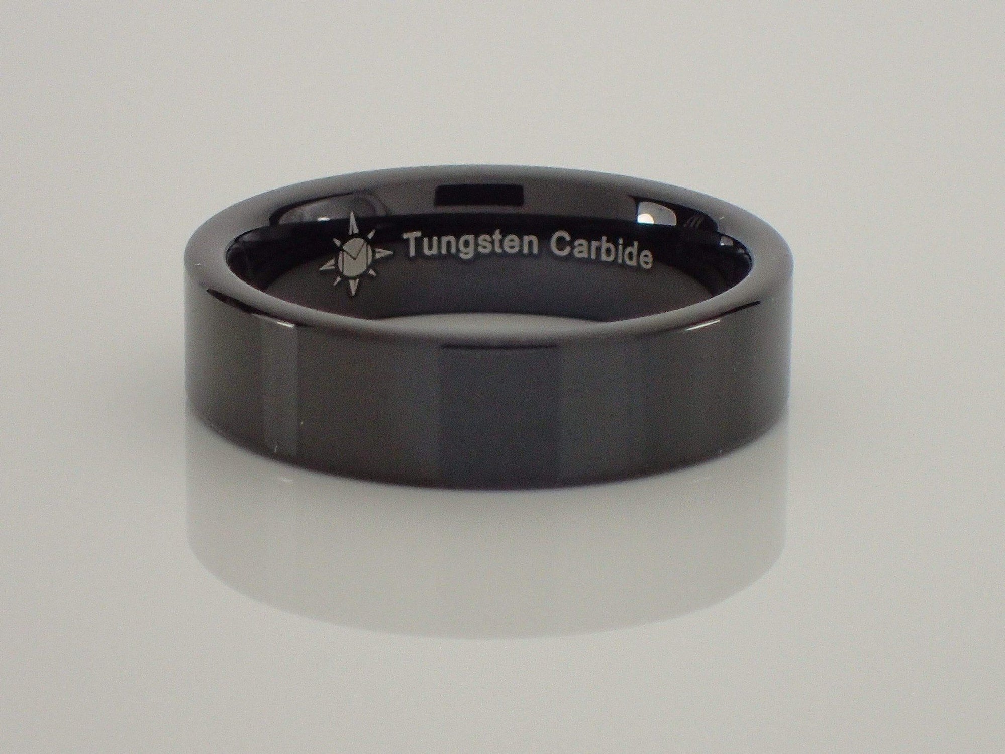6mm Tungsten Carbide Pipe Style Ring