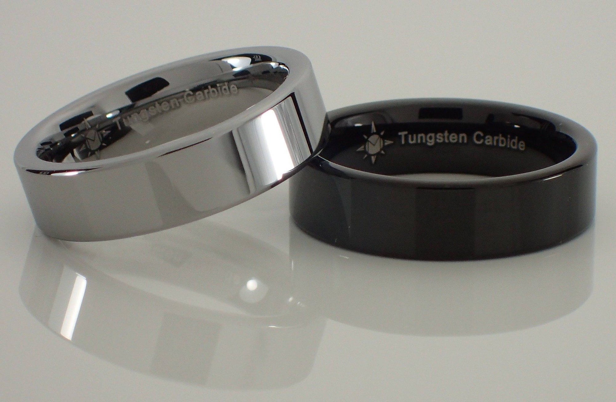 Custom 6mm Tungsten Carbide Pipe Style Ring