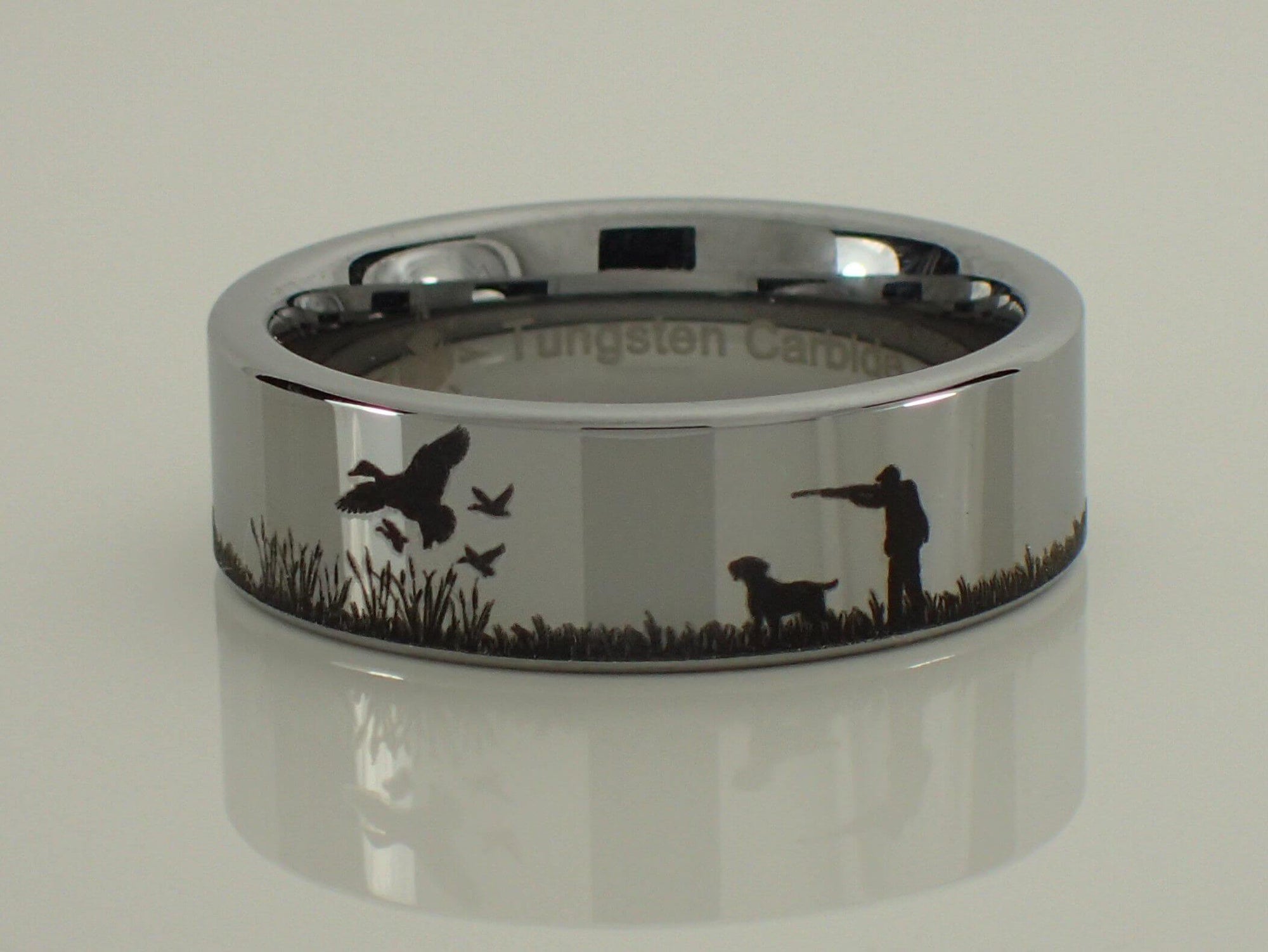 Duck Hunting Scene Ring