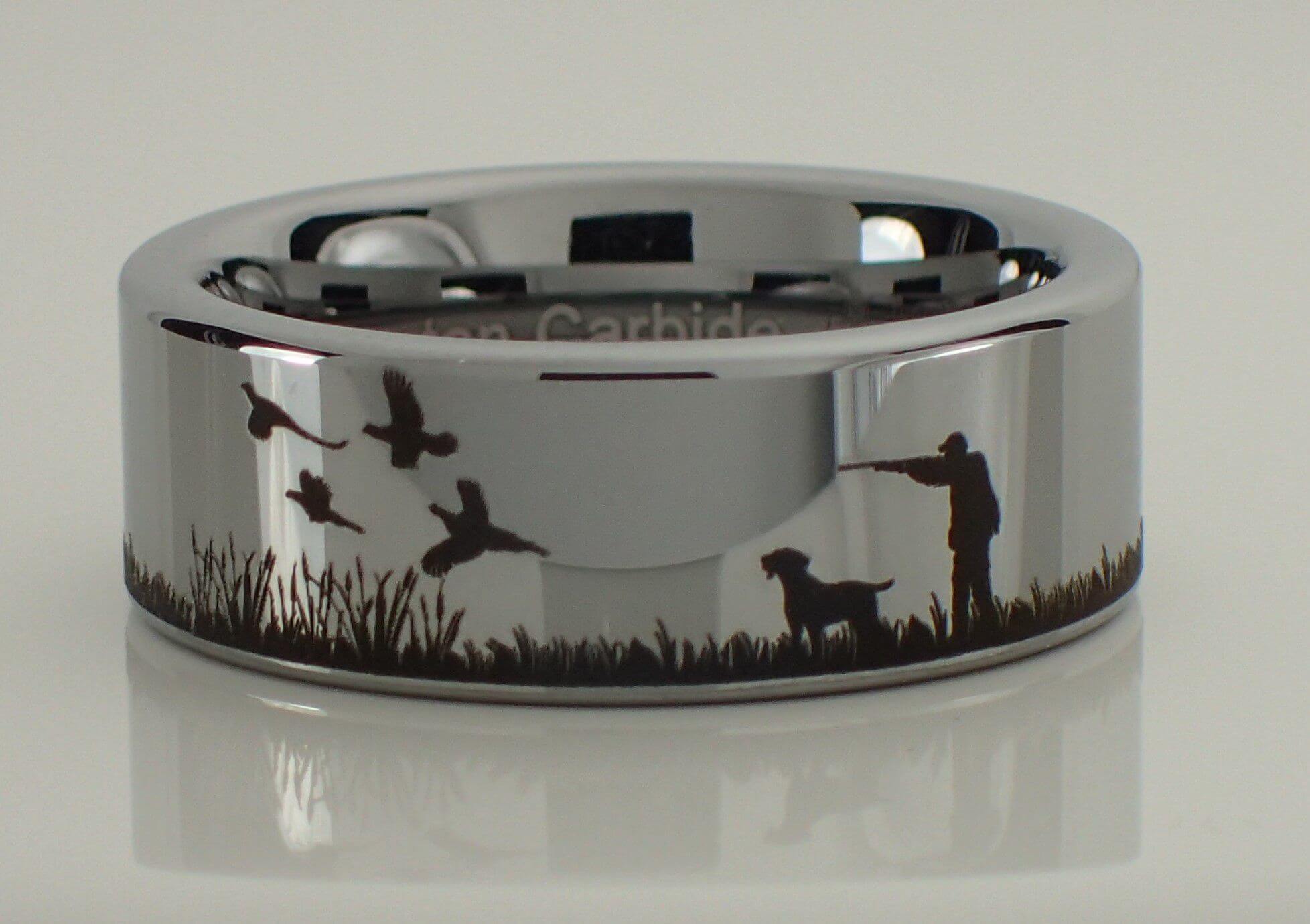 Pheasant Hunting Scene Ring