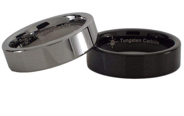 6mm Tungsten Carbide Pipe Style Ring