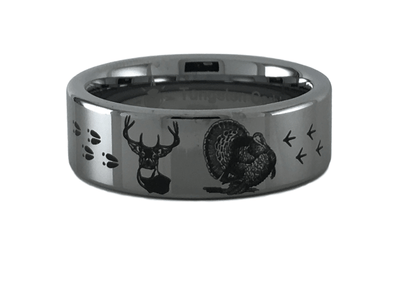 Deer and Turkey Tungsten Ring My Shinies