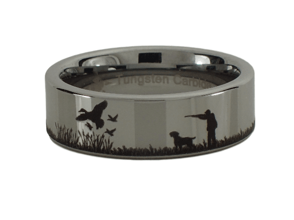 Duck Hunting Scene Ring