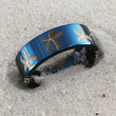 Tungsten Starfish Ring