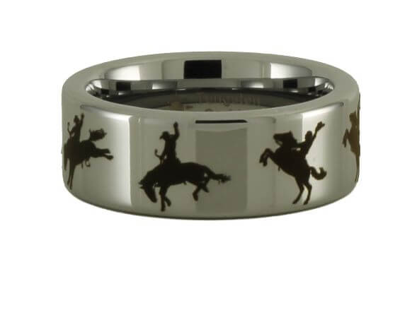 Tungsten Rodeo Horse Ring