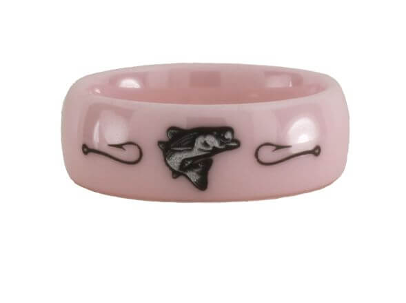Bass lovers ceramic ring