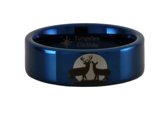 Buck and Doe Moon Ring