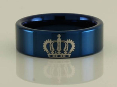 Princess Crown Tungsten Ring