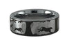 Tungsten Carbide Dogs and Cougar Ring