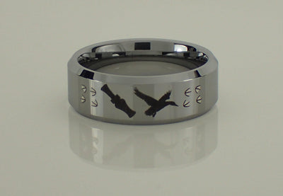 Duck and Duck Call Tungsten Ring
