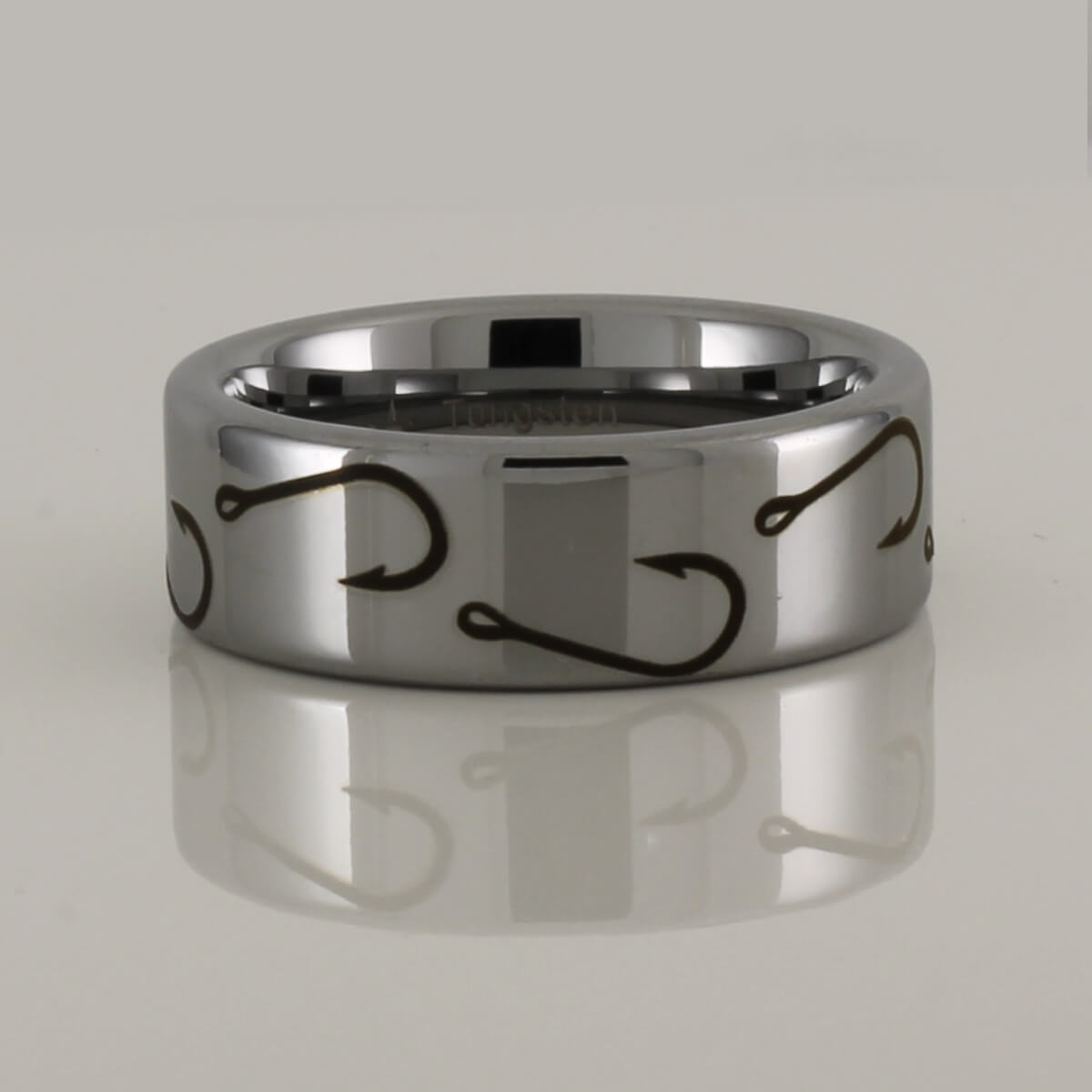 Tungsten Carbide Fish Hook Ring Tungsten Carbide Fish Hook Ring
