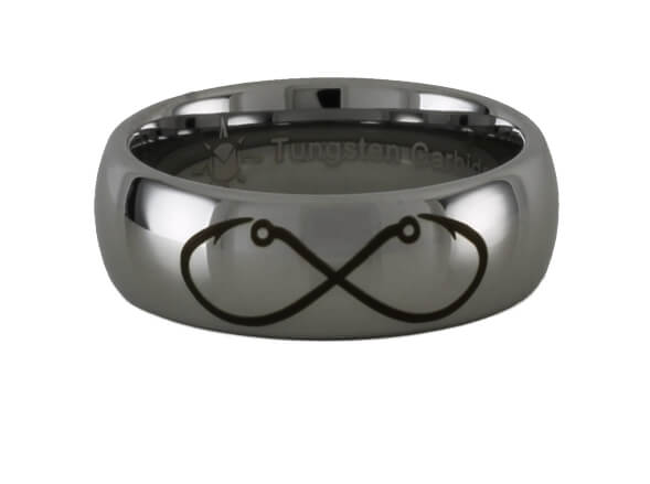 Tungsten Carbide Infinity Hooks ring - My Shinies