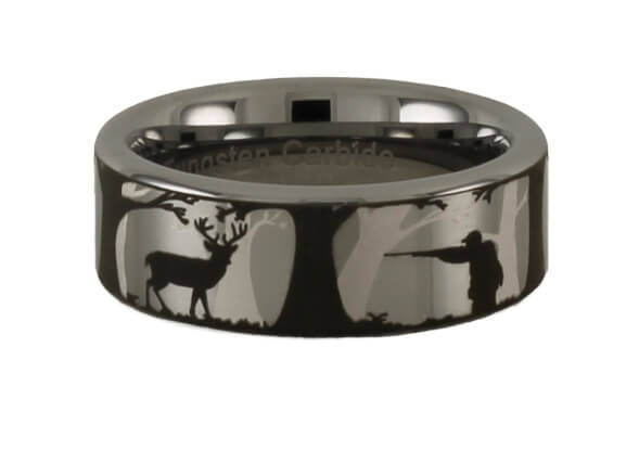 Tungsten Deer Hunting Ring