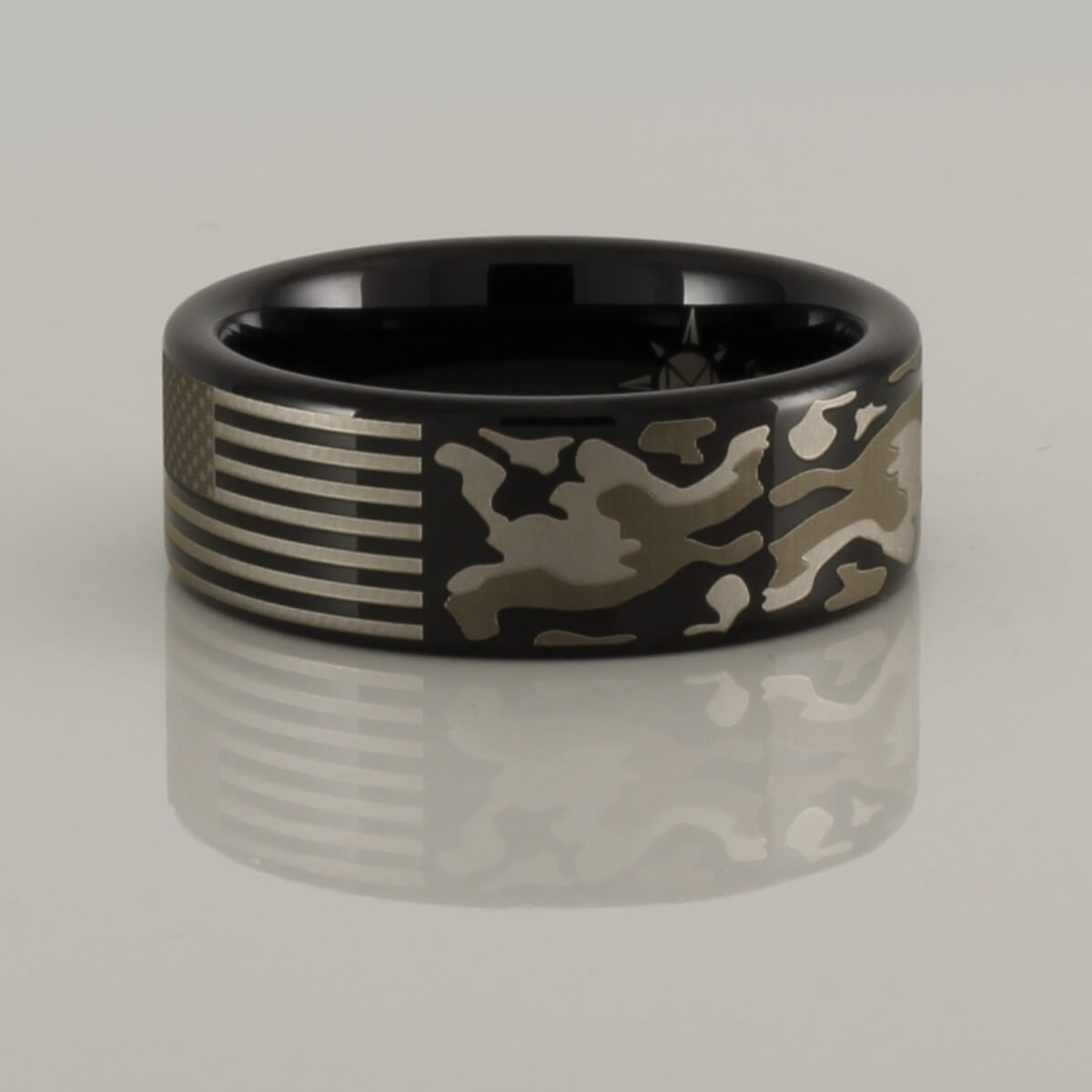 American Flag Camouflage Ring