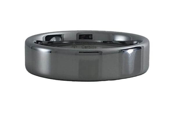 Tungsten Pipe Style ring