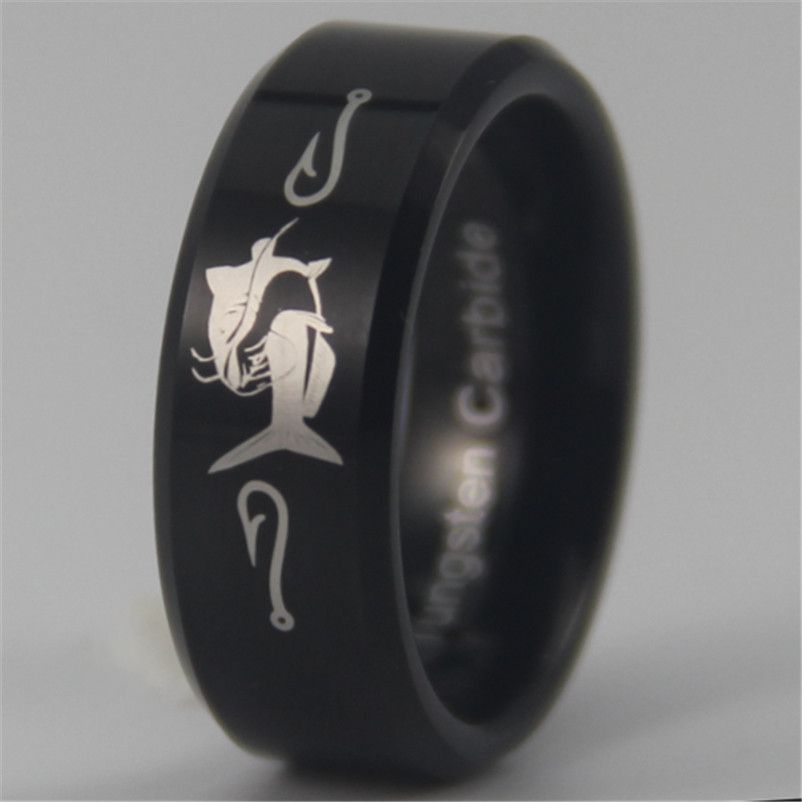 Rings - Tungsten Carbide Catfish Ring