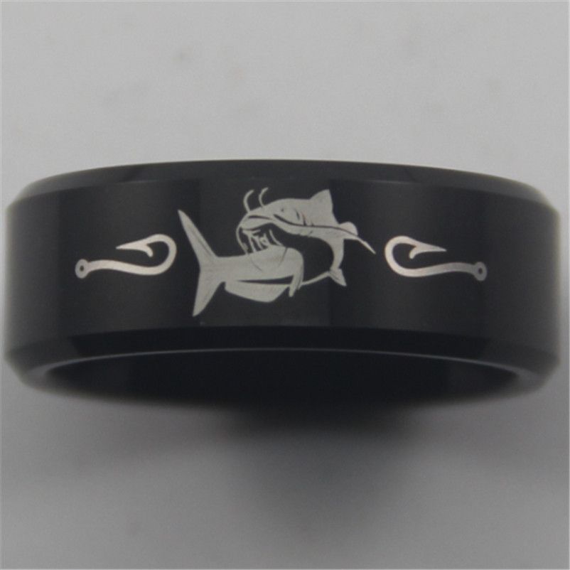 Rings - Tungsten Carbide Catfish Ring