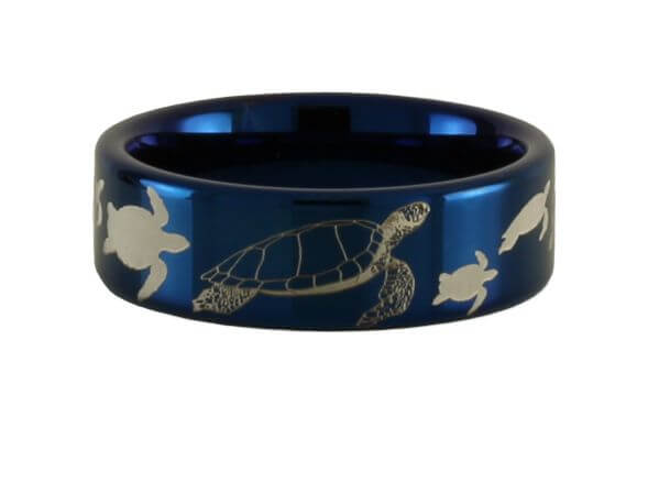 Sea Turtle Tungsten Ring - My Shinies
