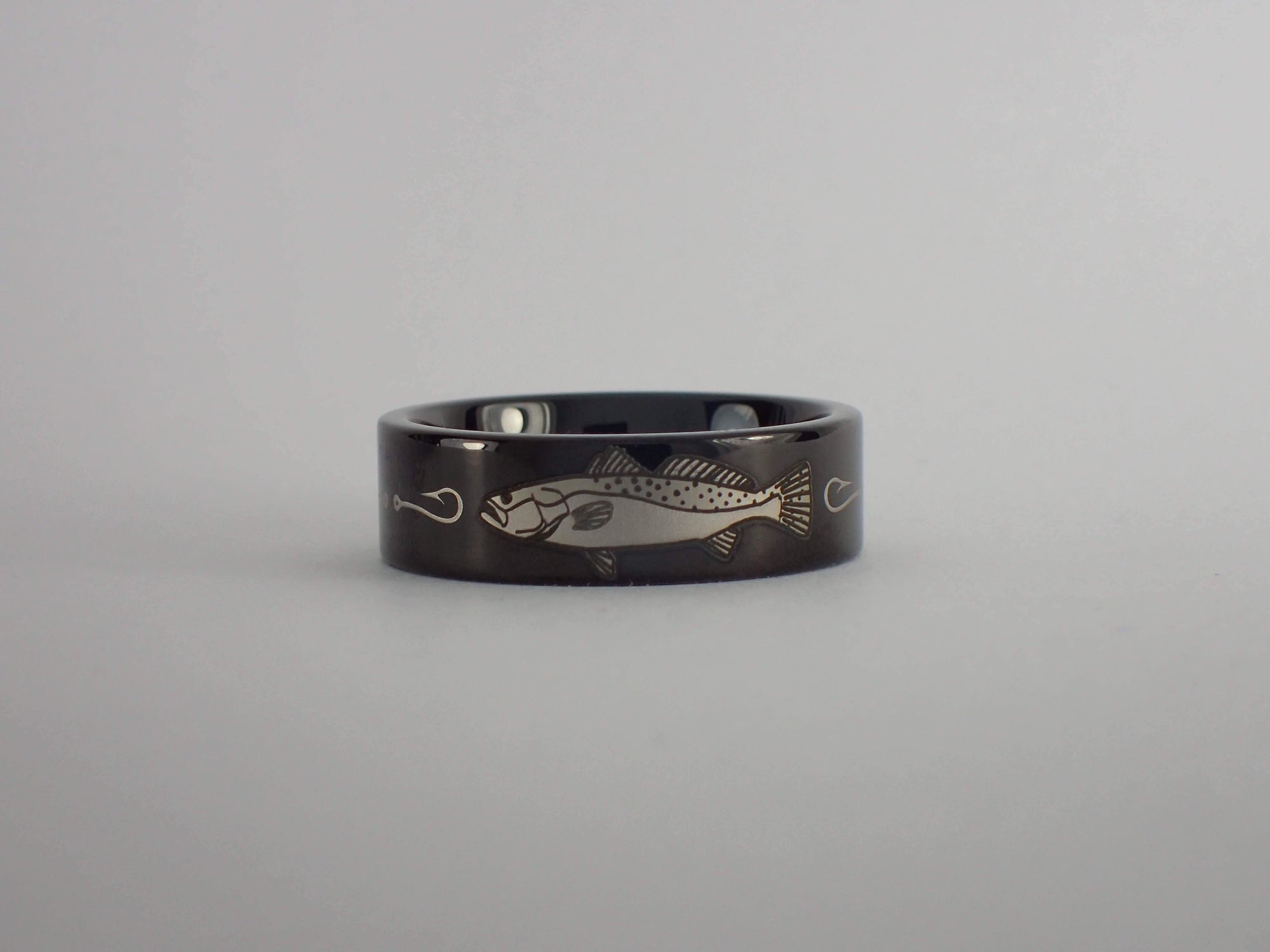 Tungsten Spotted Sea Trout Ring