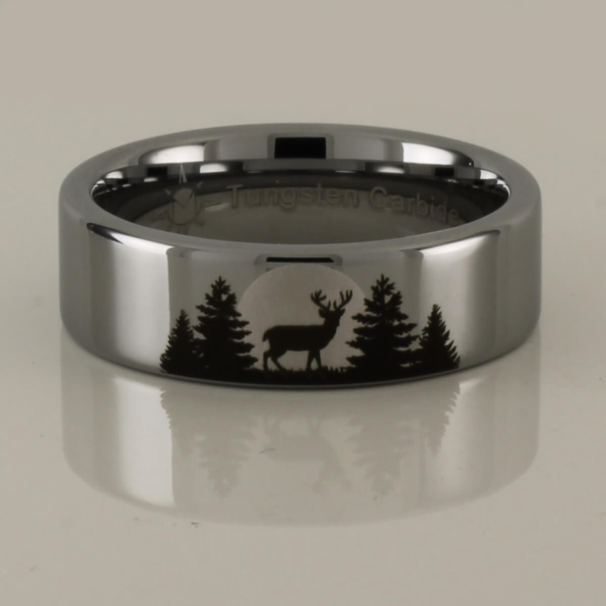 Buck Forest Scene ring