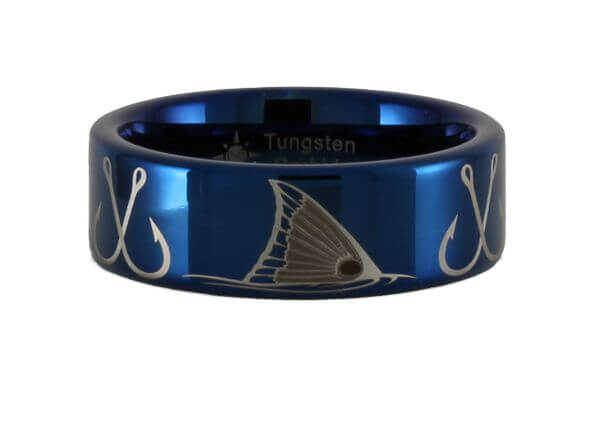 Tailing Redfish Tungsten Ring