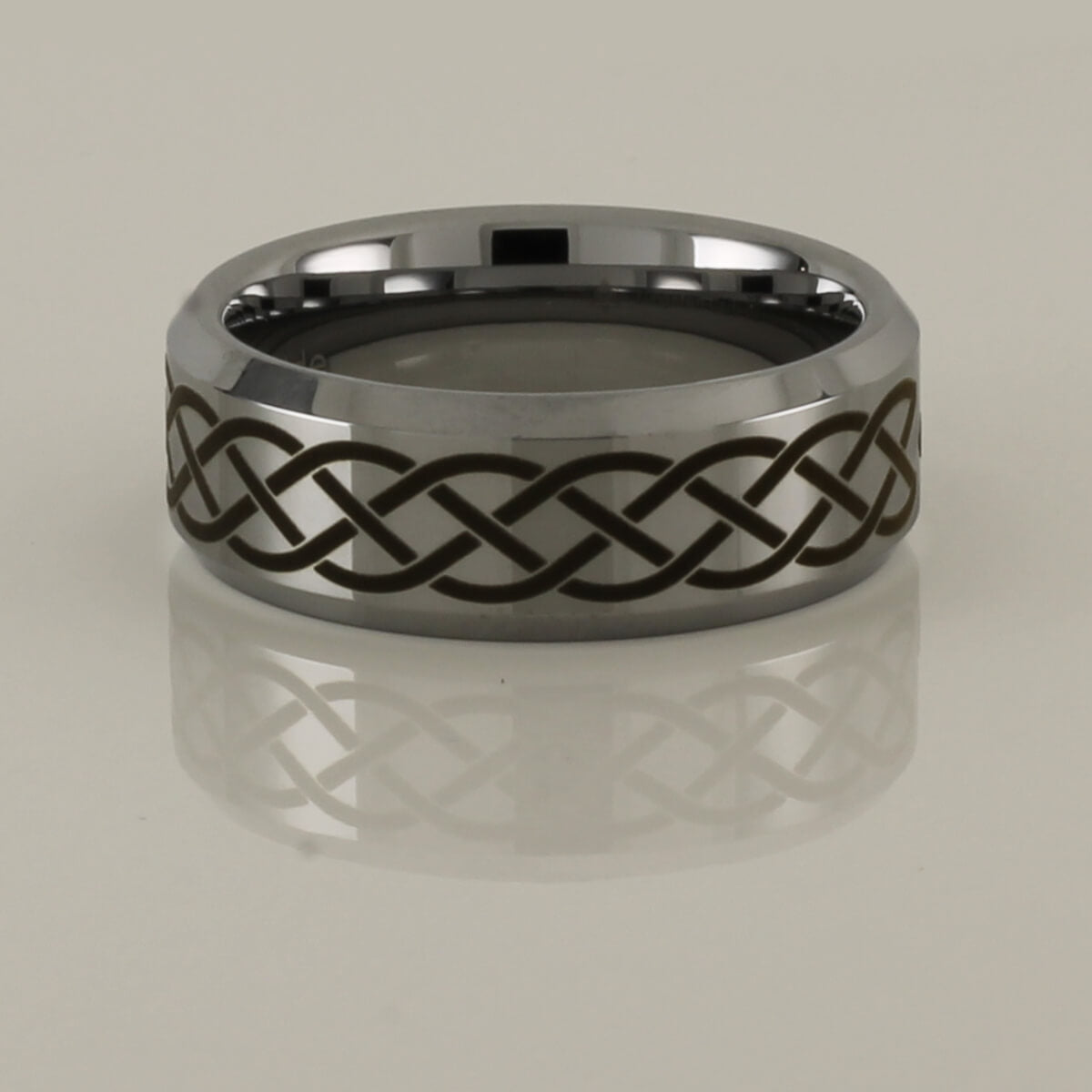 Tungsten wolf ring